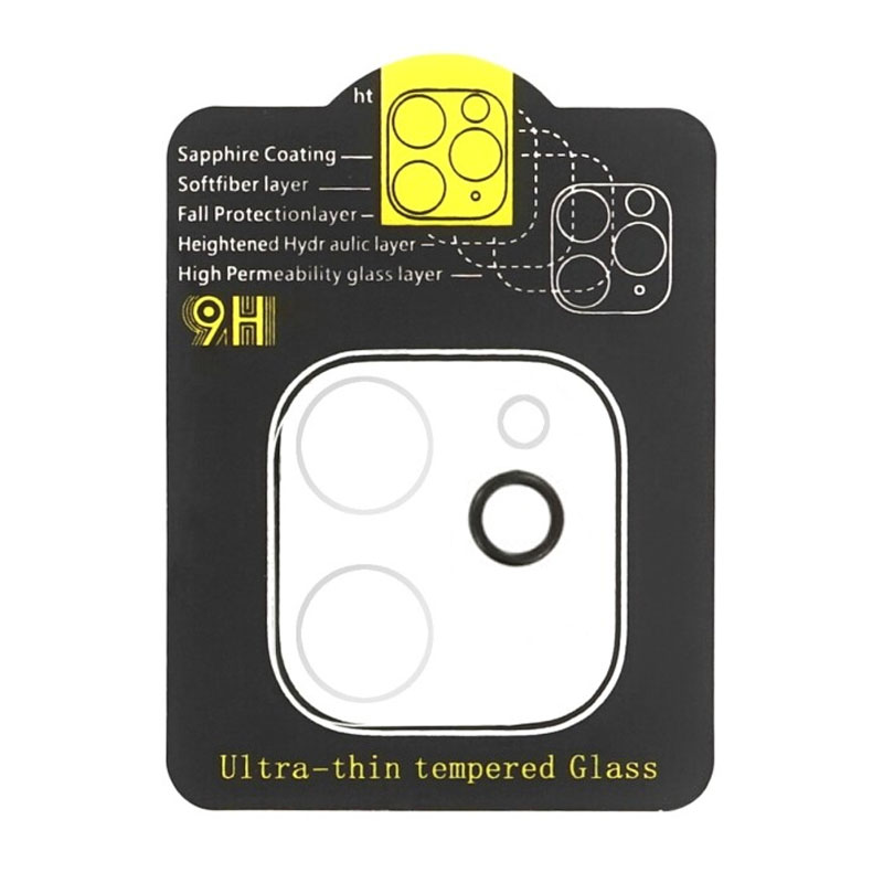 MX Full » Folie Camera » iPhone 11 – Full Cover, Clear/Black