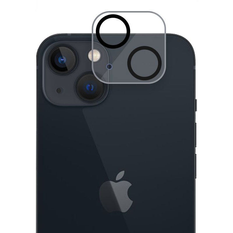 MX Full » Folie Camera » iPhone 14 Plus / 14 – Full Cover, Clear/Black