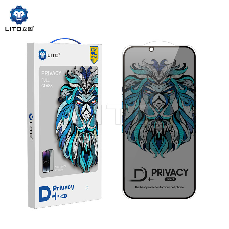 Lito » Folie D+ Pro Privacy » iPhone 14 Pro Max, Black frame