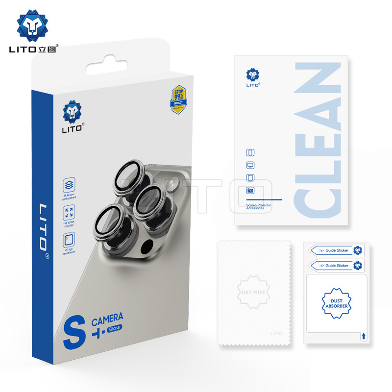 Lito » Folie Camera » iPhone 16 Plus / 16 – Lens, Silver