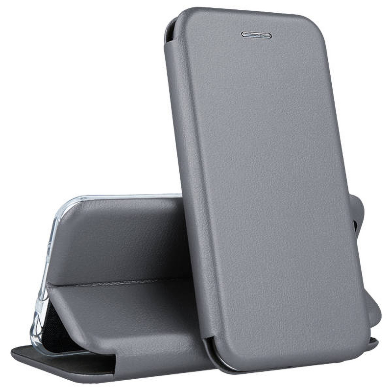 Husa Flip » Samsung A15, Magnetic Shell, Silver