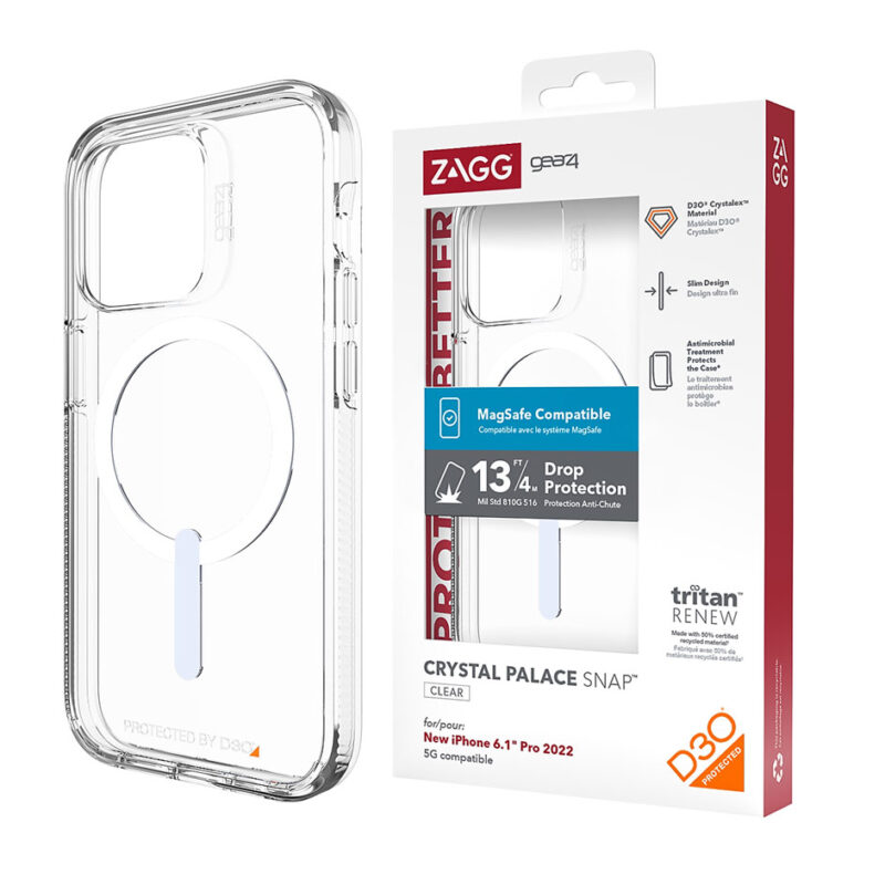 Husa gear4 » iPhone 13, ShockProof cu MagSafe, Clear