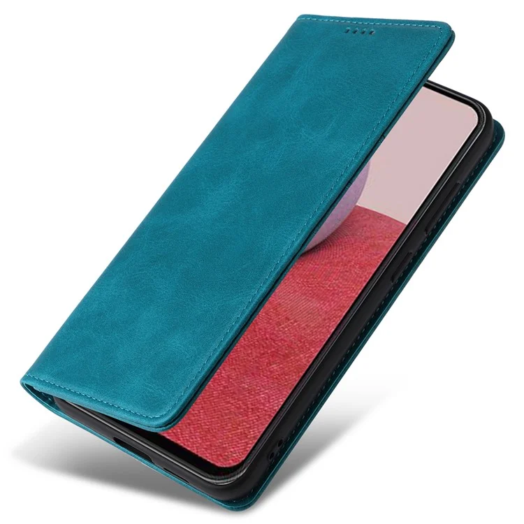 Husa Flip Leather » Oppo Reno13 F, Deluxe, Magnetic Wallet, Green
