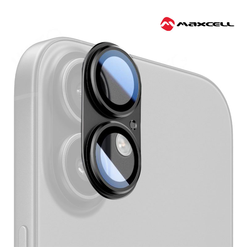 MXC » Folie Camere » iPhone 17 – KIT, FullGlue Cover, Metallic » BLACK