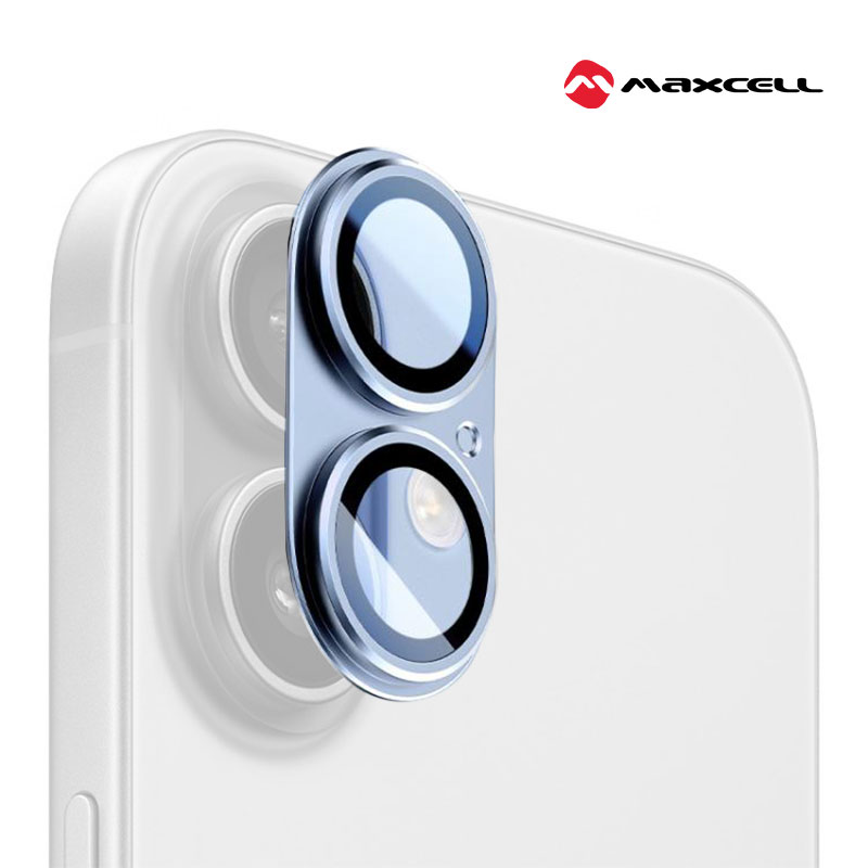 MXC » Folie Camere » iPhone 17 – KIT, FullGlue Cover, Metallic » BLUE