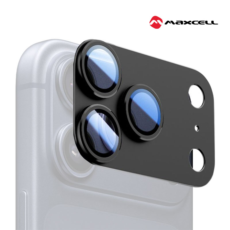 MXC » Folie Camere » iPhone 17 Pro Max – KIT, FullGlue Cover, Metallic » BLACK