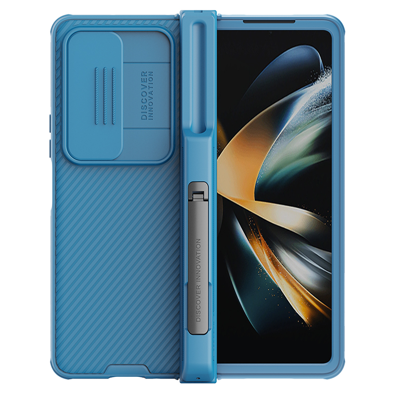 Husa Nillkin » Samsung Z Fold 4, CamShield Pro, TPU, Blue