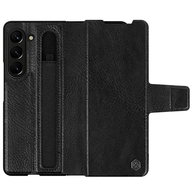 Husa Nillkin » Samsung Z Fold5, Aoge, PC Leather, Black