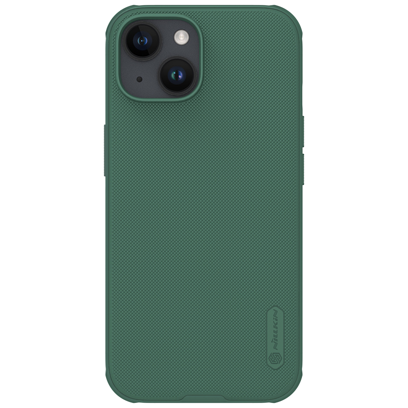 Husa Nillkin » iPhone 15, Frosted Series, PVC, Deep Green