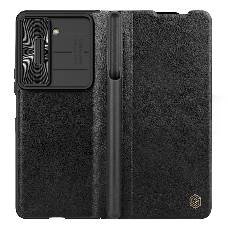 Husa Nillkin » Samsung Z Fold5, Qin Leather, PC Leather, Black
