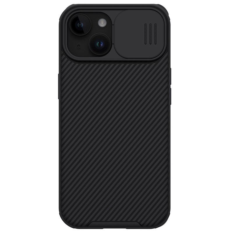 Husa Nillkin » iPhone 15, CamShield Pro, TPU, Black