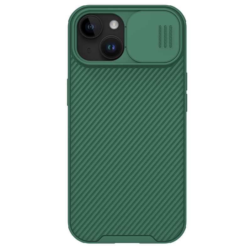 Husa Nillkin » iPhone 15, CamShield Pro, TPU, Deep Green