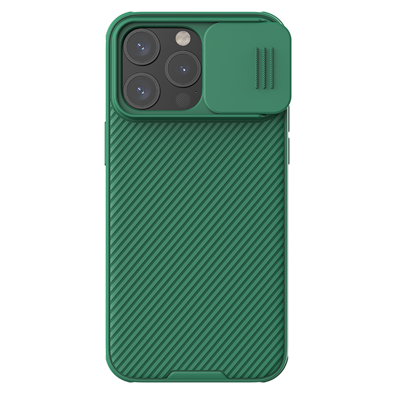 Husa Nillkin » iPhone 15 Pro Max, CamShield Pro, TPU, Deep Green