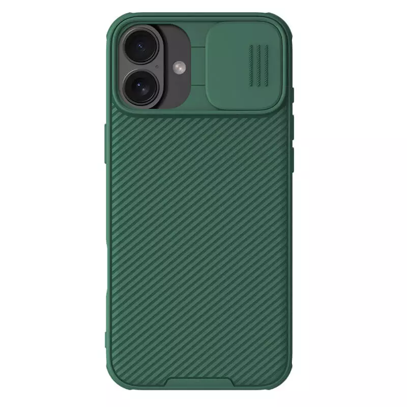 Husa Nillkin » iPhone 16, CamShield Pro, TPU, Deep Green