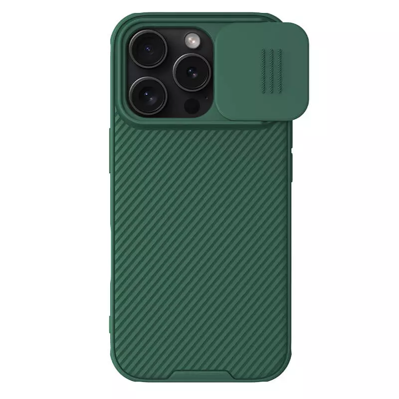 Husa Nillkin » iPhone 16 Pro, CamShield Pro, TPU, Deep Green
