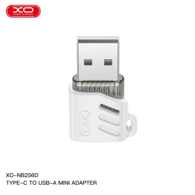 XO (NB256D) – Adaptor OTG Transfer, USB-C la USB-A, 480Mps, White