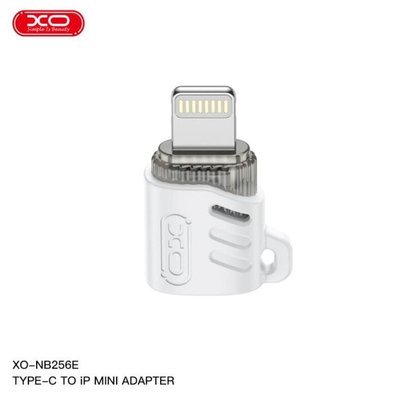 XO (NB256E) – Adaptor OTG Transfer, USB-C la Lightning, 480Mps, White
