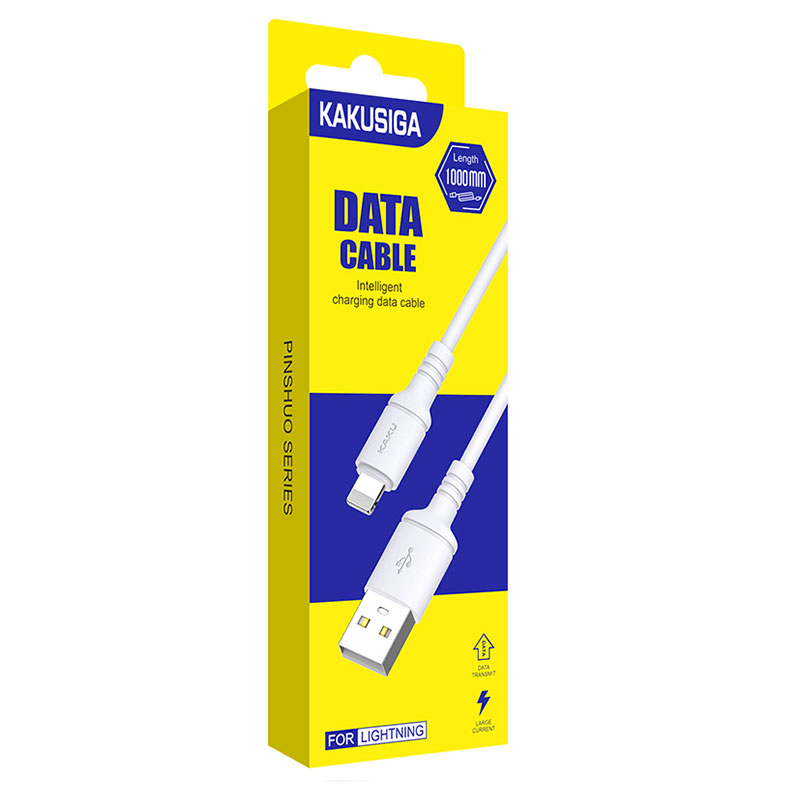 Kaku (KSC-419) – Cablu Date si Incarcare, USB-A la Lightning, 18W, 2.4A, 1m, White