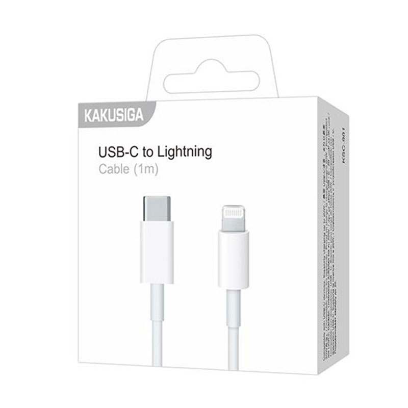 Kaku (KSC-981) – Cablu Date si Incarcare, USB-C la Lightning, PD20W, QC3.0, 1m, White