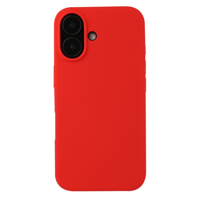 Husa X-Level Thin – iPhone 16 – MicroFiber, Red