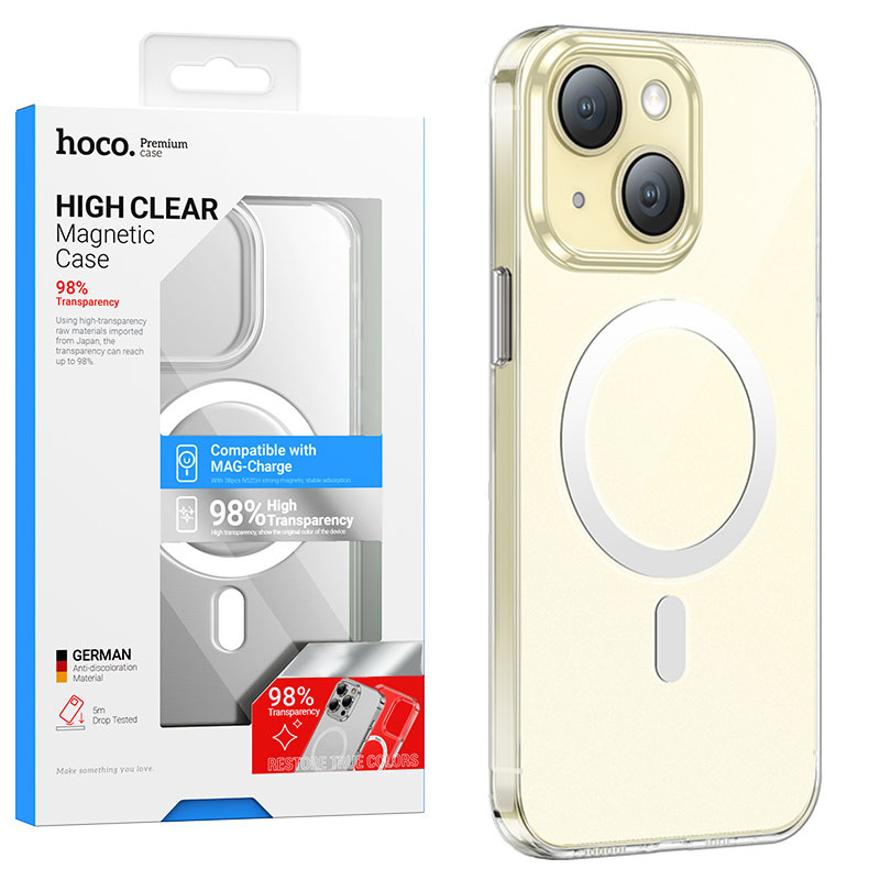 Husa Hoco (AS4) » iPhone 15 – MagSafe, Antidrop, UltraClear