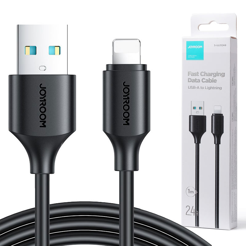 Joyroom (S-UL012A9) – Cablu Date si Incarcare, USB-A la Lightning, 2.4A, 1m, Black