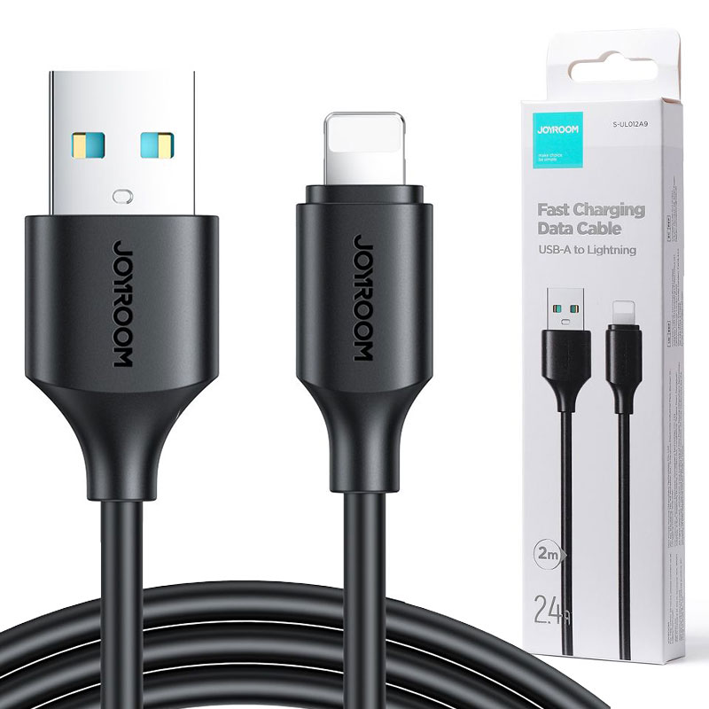 Joyroom (S-UL012A9) – Cablu Date si Incarcare, USB-A la Lightning, 2.4A, 2m, Black