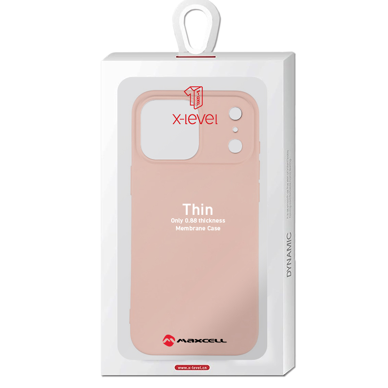 Husa X-Level » iPhone 17 Pro, Thin Series, SoftTouch, PINK