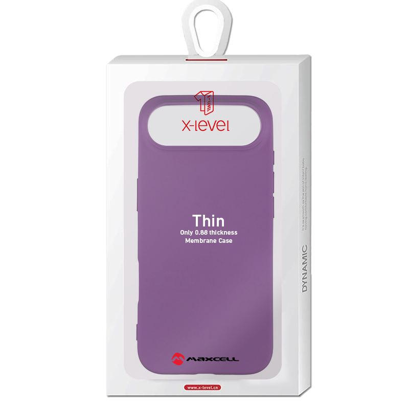 Husa X-Level » iPhone 17 Air, Thin Series, SoftTouch, LILA