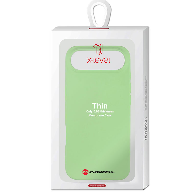 Husa X-Level » iPhone 17 Air, Thin Series, SoftTouch, Mint GREEN