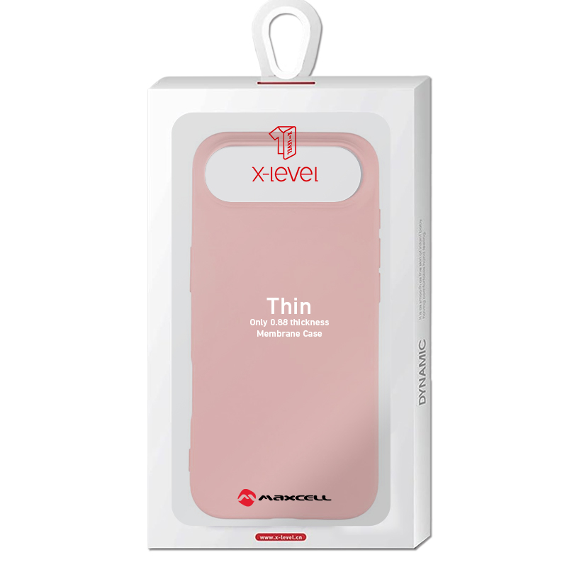 Husa X-Level » iPhone 17 Air, Thin Series, SoftTouch, PINK