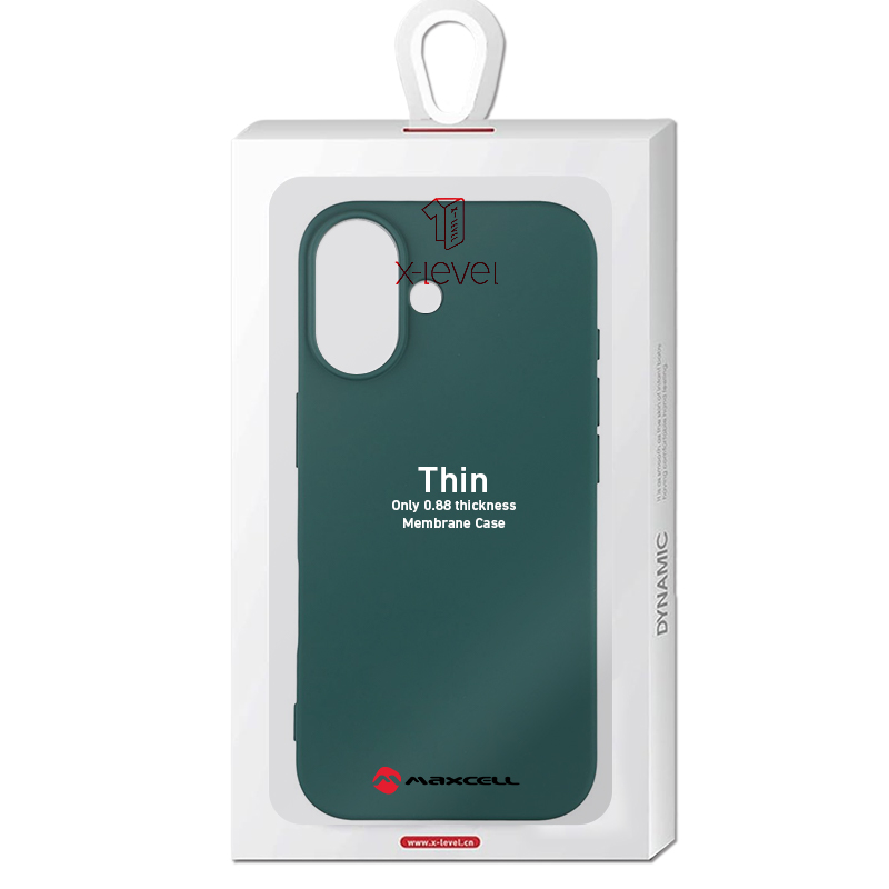 Husa X-Level » iPhone 17, Thin Series, SoftTouch, Deep GREEN