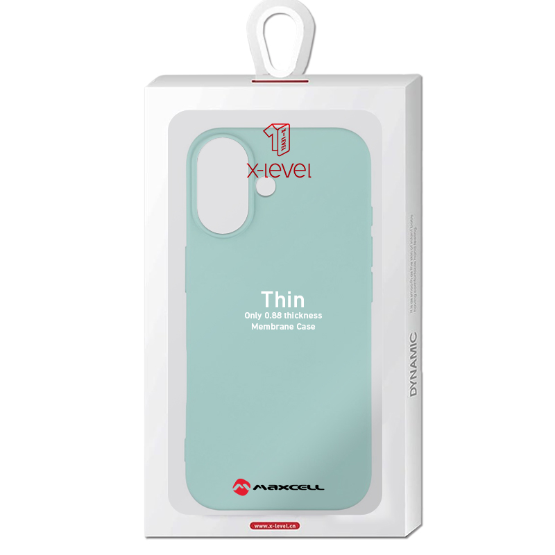 Husa X-Level » iPhone 17, Thin Series, SoftTouch, TURQUOISE