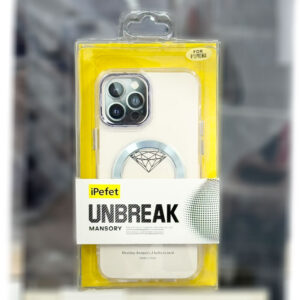 Husa iPefet Clear, iPhone 11, AntiDrop cu MagSafe, Acryl, Sky Blue