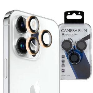 MX » Folie Camere » iPhone 14 Pro Max / 14 Pro - Lens KIT, Gold