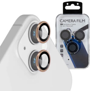 MX » Folie Camere » iPhone 15 Plus / 15 - Lens KIT, Rose Gold