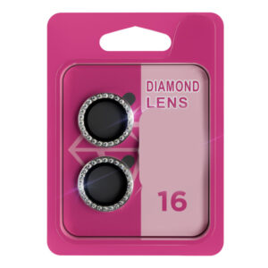 MX » Folie Camere » iPhone 16 Plus / 16 - DIAMOND Lens KIT, Black
