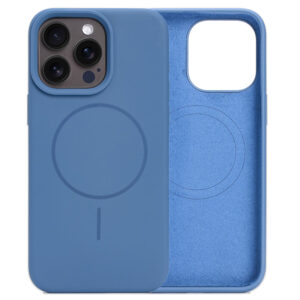 Husa MagThin » iPhone 15, Smooth Soft, MagSafe, Dark BLUE