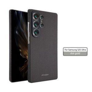 Husa Aramid PTK » Samsung S25 (S931), Kevlar Fiber, cu MagSafe, Woven BROWN