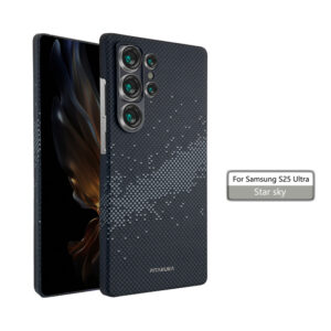 Husa Aramid PTK » Samsung S25 Plus (S936), Kevlar Fiber, cu MagSafe, Splash GRAY