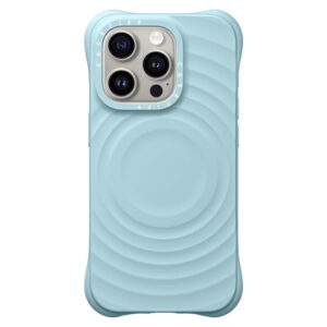 Husa Ripple » iPhone 16, Soft Skin, MagSafe, Light BLUE