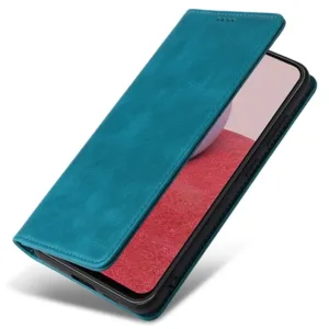 Husa Flip Leather » Honor 200 Lite, Deluxe, Magnetic Wallet, Green