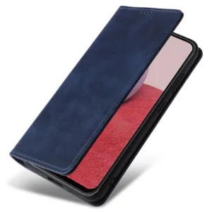 Husa Flip Leather » Honor 200 Smart, Deluxe, Magnetic Wallet, Blue