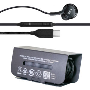 OEM (RYBM7) - Casti cu Fir, AKG, In Ear, USB-C, Stereo HiFi, 1.2m, Braided, Black [bulk]