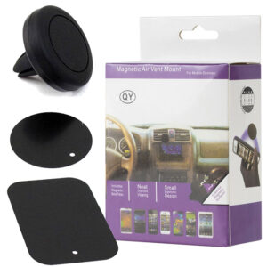 Maxcell (QY-637) - Suport Auto, Magnetic, montaj Ventilatie, Compact Size, Black