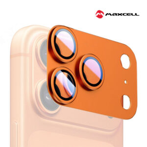 MXC » Folie Camere » iPhone 17 Pro Max - KIT, FullGlue Cover, Metallic » ORANGE