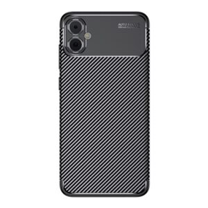 Husa AutoFocus » Samsung A07 (A076), Carbon Texture, TPU, BLACK