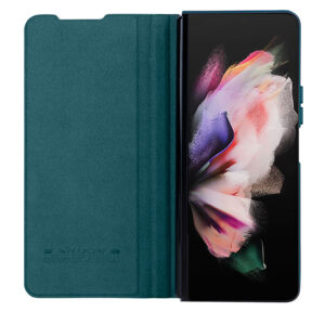 Husa Nillkin » Samsung Z Fold5, Qin Leather, PC Leather | Green