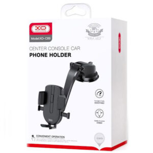 XO (C89) - Suport auto, cu cleme, Ventilatie, Rabatabil, cu cleme, Auto Gravity 360°, Black