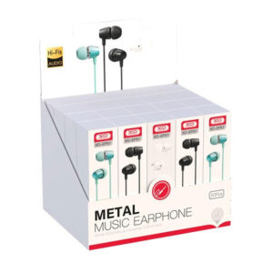 XO (EP50) - Casti cu Fir, In Ear, 3.5mm, 1.2m, Mic & Volume Key, HiFi, MULTICOLOR (SET 20 buc)